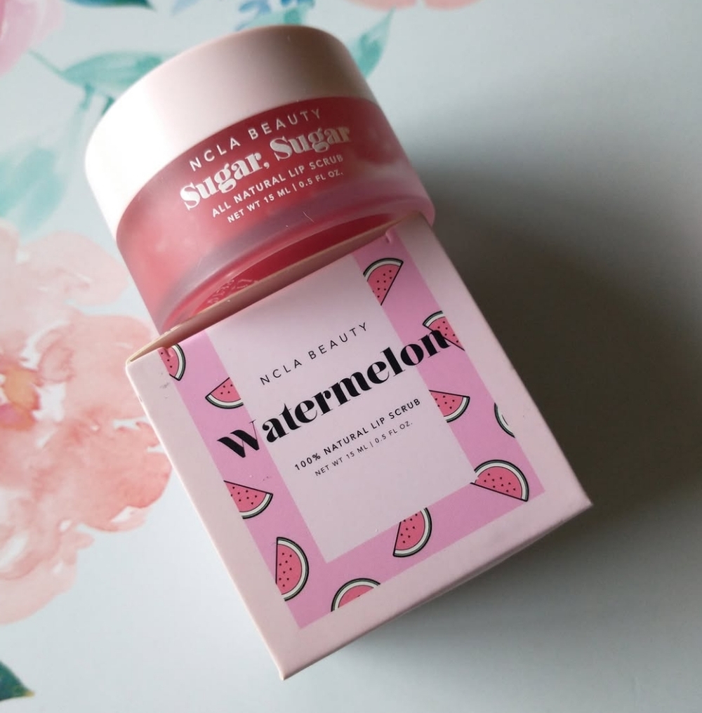 NCLA Beauty Sugar Sugar 100% Natural Watermelon Lip Scrub